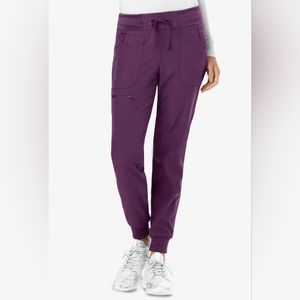 heartsoul Break On Through Women's 5-Pocket STRETCH Drawstring Jogger Scrub Pant